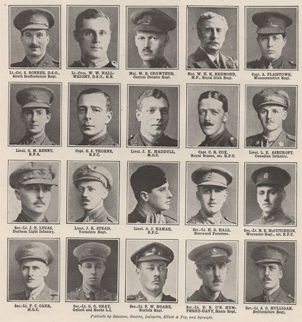 Example of World War One Roll of Honour