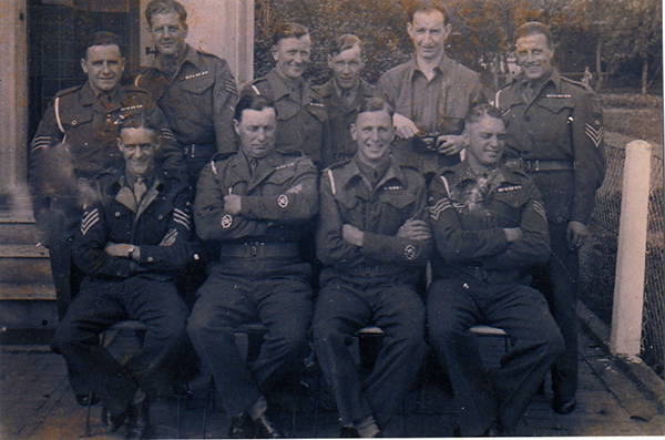 Group photo of soldiers from 51st Highland Division, Br