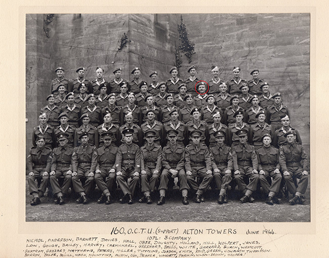 P H White. OCTU Alton Towers 1944