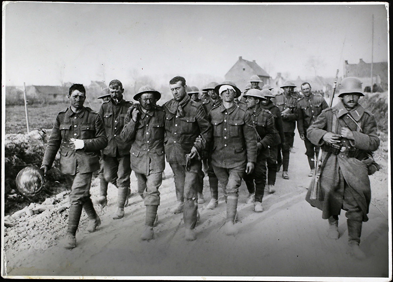 English Prisoners Of War On The Western Front.