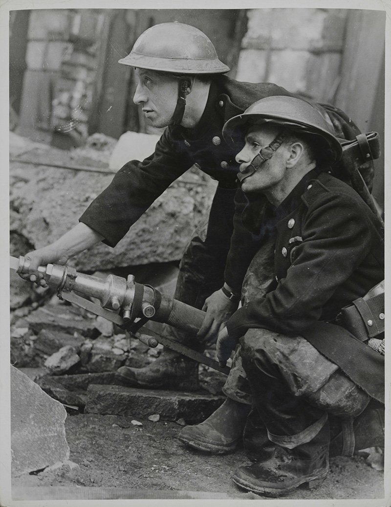 After The Air Raids, A.F.S Men at their post