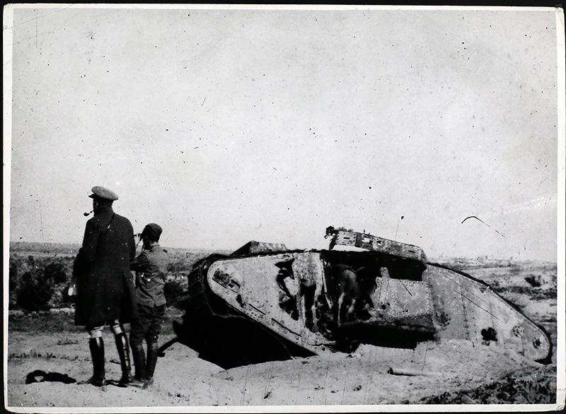 British tank on the Western Front 1918