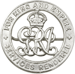 Silver War Badge.