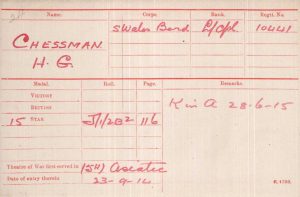 First World War Medal Index Card for a soldier of the British Army, outlining his medal entitlement. Understanding the medals our ancestors were entitled to is an exciting part of researching British WW1 ancestors. 