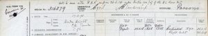 Extract from the WWI RAF airman's service record of Quebec-born Cyril Parsons. The record indicates that he was born on 17 August 1895 in Hudson Heights. His number, the units he joined, and his promotions are visible. ©The National Archives