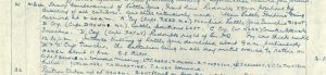 WWI war diary of the 1st Battalion Royal Irish Rifles, 21 March 1918. This was the opening day of the German Spring Offensive when 21,000 British soldiers were taken prisoner and 8,000 died. Written in blue pencil, the first entry for 21 March begins with 'heavy bombardment of battle zone...' WWI war diaries are invaluable when it comes to gaining an insight into what your ancestor's battalion or unit was experiencing during particular battles, like the German Spring Offensive detailed here. © The National Archives. 