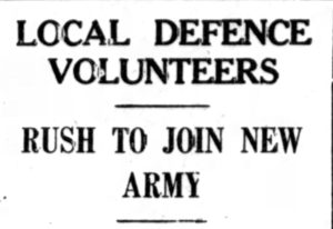 The Citizen (Gloucester), 15 May 1940. Newspapers are a useful source for researching military ancestors, and you may find mentions of Home Guard ancestors in the papers. © Newspapers.com